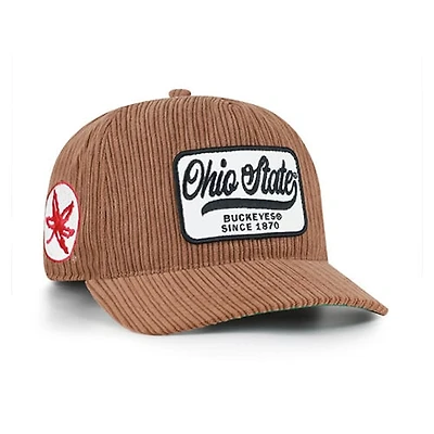 Unisex '47 Brown Ohio State Buckeyes Corduroy Patch Hitch Adjustable Hat