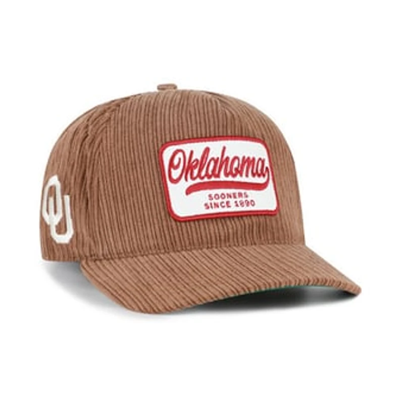 Unisex '47 Brown Oklahoma Sooners Corduroy Patch Hitch Adjustable Hat