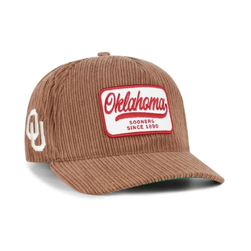 Unisex '47 Brown Oklahoma Sooners Corduroy Patch Hitch Adjustable Hat