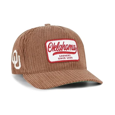 Unisex '47 Brown Oklahoma Sooners Corduroy Patch Hitch Adjustable Hat