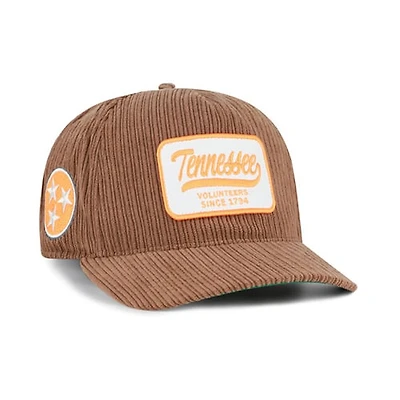 Unisex '47 Brown Tennessee Volunteers Corduroy Patch Hitch Adjustable Hat
