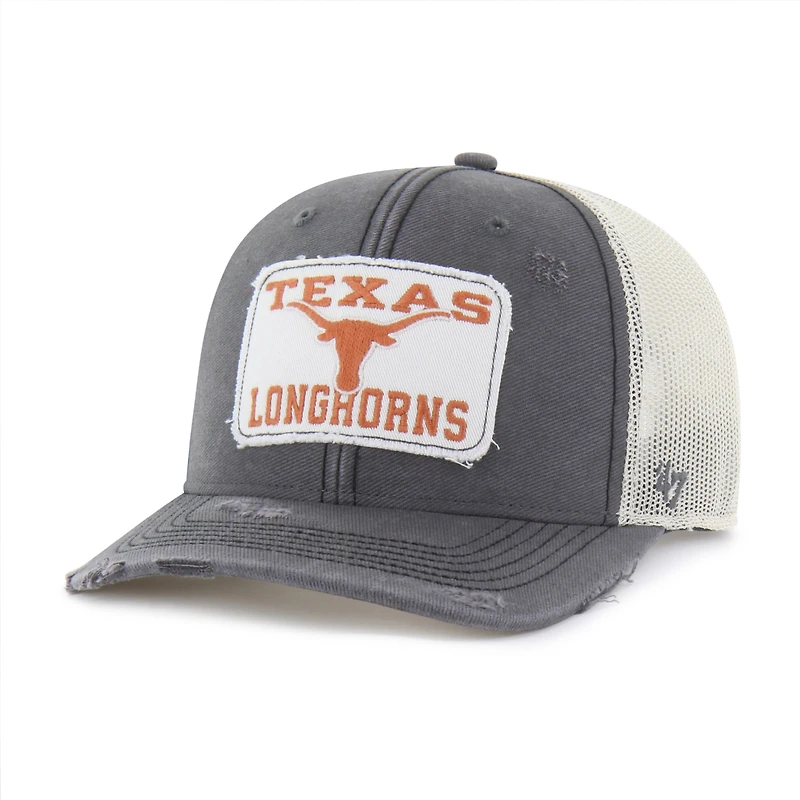 Unisex '47 Charcoal Texas Longhorns Egremont Well-Worn Adjustable Trucker Hat