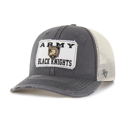Unisex '47 Charcoal Army Black Knights Egremont Well-Worn Adjustable Trucker Hat