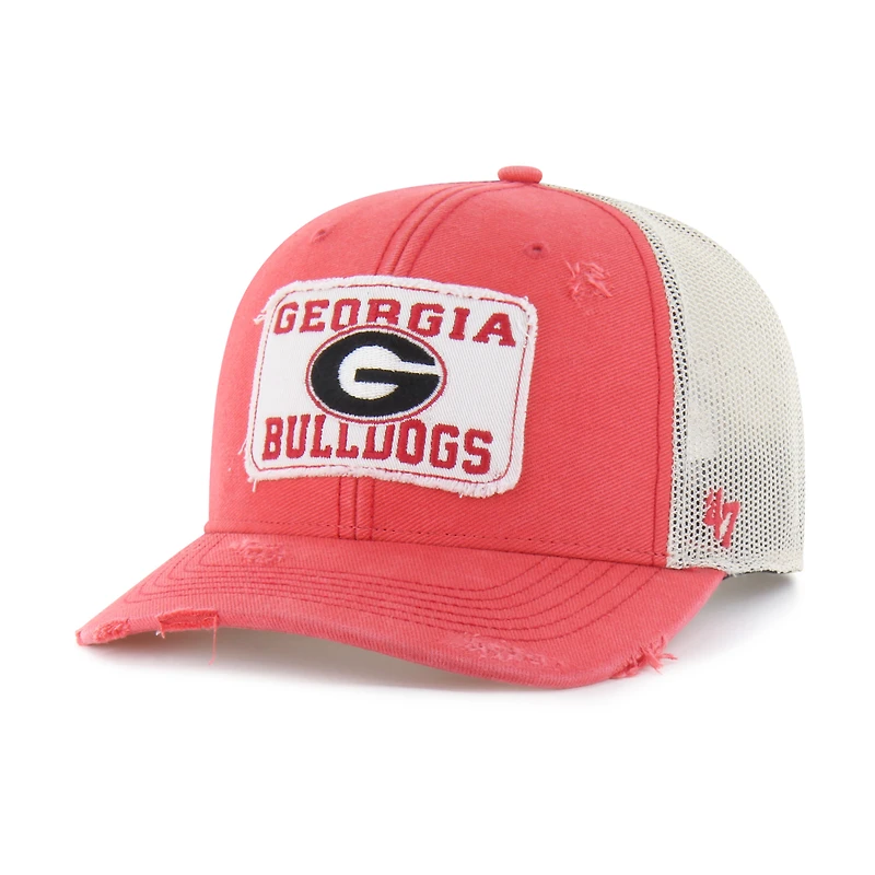 Unisex '47 Red Georgia Bulldogs Egremont Well-Worn Adjustable Trucker Hat