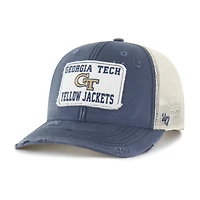 Unisex '47 Navy Georgia Tech Yellow Jackets Egremont Well-Worn Adjustable Trucker Hat