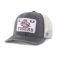 Unisex '47 Charcoal LSU Tigers Egremont Well-Worn Adjustable Trucker Hat