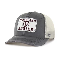Unisex '47 Charcoal Texas A&M Aggies Egremont Well-Worn Adjustable Trucker Hat