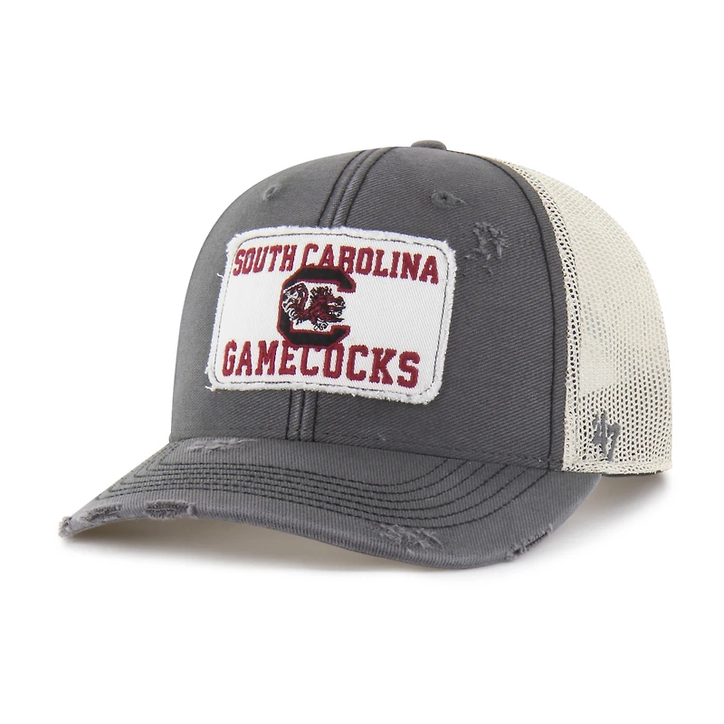 Unisex '47 Charcoal South Carolina Gamecocks Egremont Well-Worn Adjustable Trucker Hat