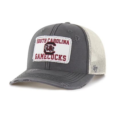 Unisex '47 Charcoal South Carolina Gamecocks Egremont Well-Worn Adjustable Trucker Hat