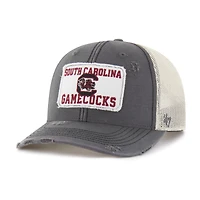 Unisex '47 Charcoal South Carolina Gamecocks Egremont Well-Worn Adjustable Trucker Hat
