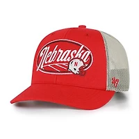 Unisex '47 Scarlet Nebraska Huskers Enfield Adjustable Trucker Hat
