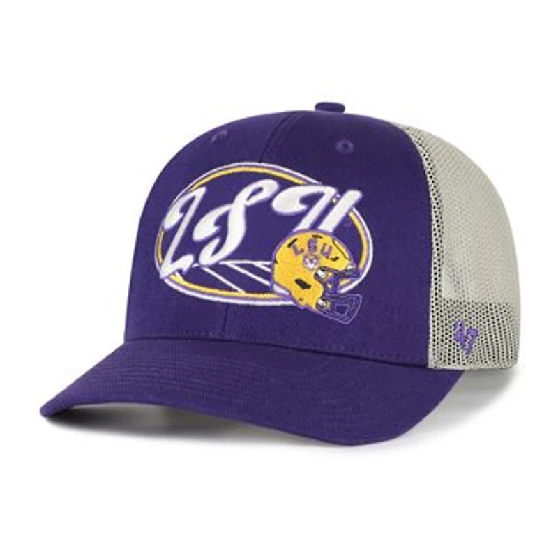 Unisex '47 Purple LSU Tigers Enfield Adjustable Trucker Hat
