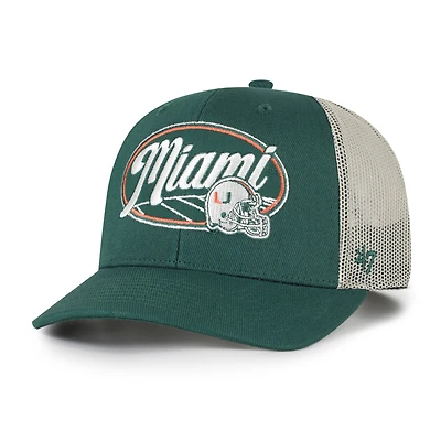 Unisex '47 Green Miami Hurricanes Enfield Adjustable Trucker Hat