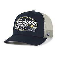 Unisex '47 Navy Michigan Wolverines Enfield Adjustable Trucker Hat