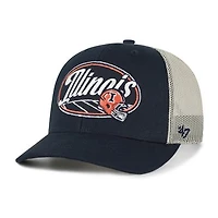 Unisex '47 Navy Illinois Fighting Illini Enfield Adjustable Trucker Hat