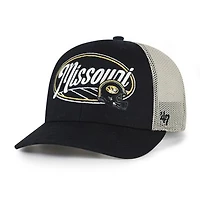 Unisex '47 Black Missouri Tigers Enfield Adjustable Trucker Hat