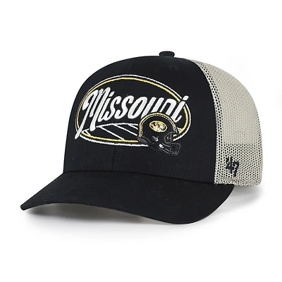 Unisex '47 Black Missouri Tigers Enfield Adjustable Trucker Hat