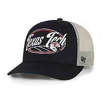 Unisex '47 Black Texas Tech Red Raiders Enfield Adjustable Trucker Hat
