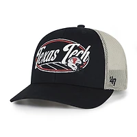 Unisex '47 Black Texas Tech Red Raiders Enfield Adjustable Trucker Hat
