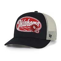 Unisex '47 Black Oklahoma Sooners Enfield Adjustable Trucker Hat