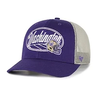 Unisex '47 Purple Washington Huskies Enfield Adjustable Trucker Hat