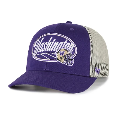 Unisex '47 Purple Washington Huskies Enfield Adjustable Trucker Hat