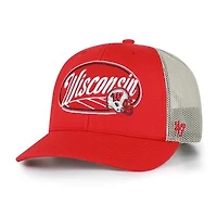 Unisex '47 Red Wisconsin Badgers Enfield Adjustable Trucker Hat