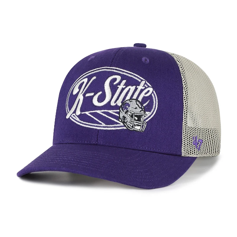 Unisex '47 Purple Kansas State Wildcats Enfield Adjustable Trucker Hat
