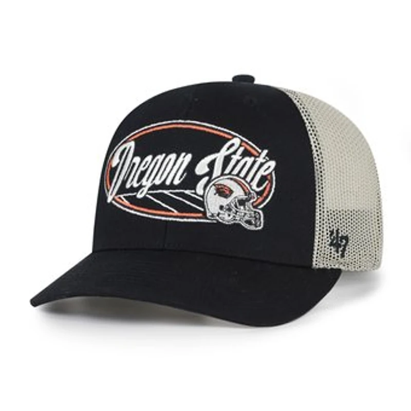 Unisex '47 Black Oregon State Beavers Enfield Adjustable Trucker Hat