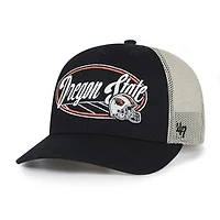 Unisex '47 Black Oregon State Beavers Enfield Adjustable Trucker Hat