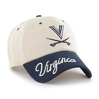 Women's '47 White/Navy Virginia Cavaliers Rope Script Clean Up Adjustable Hat