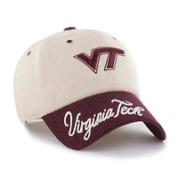 Women's '47 White/Maroon Virginia Tech Hokies Rope Script Clean Up Adjustable Hat