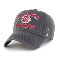 Unisex '47  Charcoal Oklahoma Sooners Well-Worn Seymore Clean Up Adjustable Hat