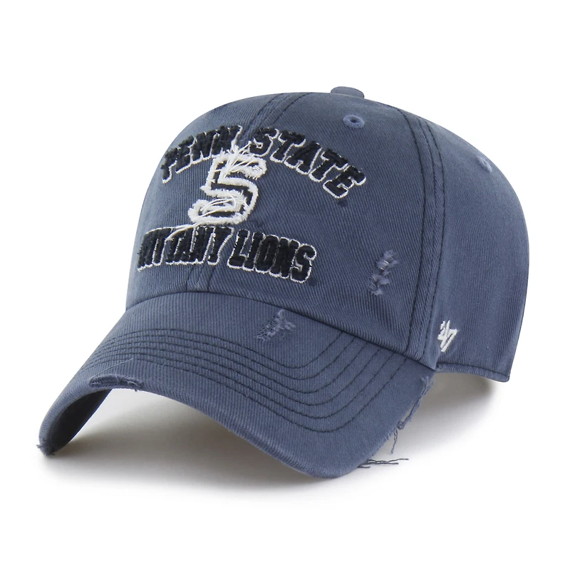 Unisex '47 Navy Penn State Nittany Lions Well-Worn Seymore Clean Up Adjustable Hat
