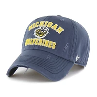 Unisex '47  Navy Michigan Wolverines Well-Worn Seymore Clean Up Adjustable Hat