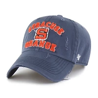 Unisex '47  Navy Syracuse Orange Well-Worn Seymore Clean Up Adjustable Hat