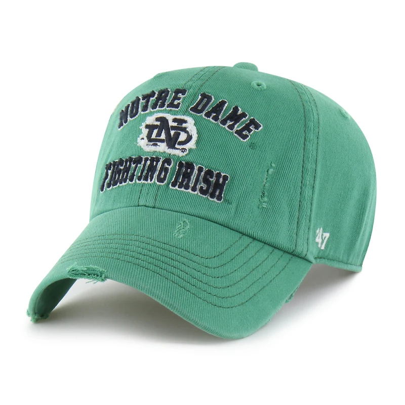 Unisex '47 Green Notre Dame Fighting Irish Well-Worn Seymore Clean Up Adjustable Hat