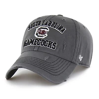 Unisex '47  Charcoal South Carolina Gamecocks Well-Worn Seymore Clean Up Adjustable Hat