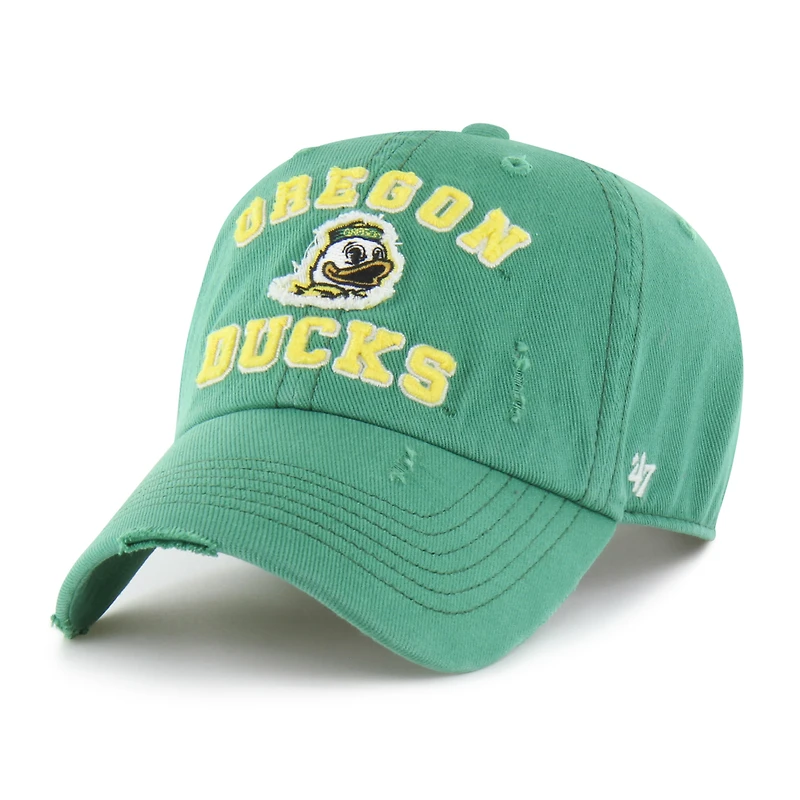 Unisex '47 Green Oregon Ducks Well-Worn Seymore Clean Up Adjustable Hat