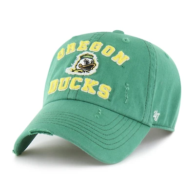 Unisex '47 Green Oregon Ducks Well-Worn Seymore Clean Up Adjustable Hat