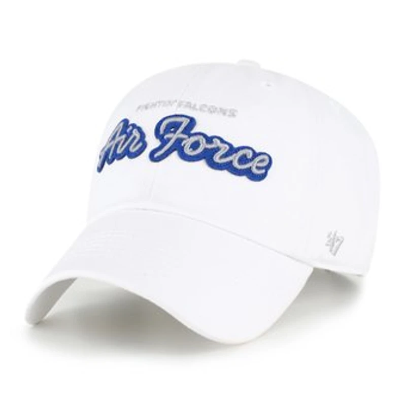 Women's '47 White Air Force Falcons Trendy Script Clean Up Adjustable Hat