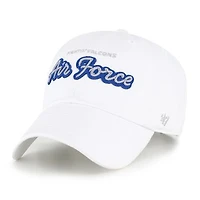 Women's '47 White Air Force Falcons Trendy Script Clean Up Adjustable Hat