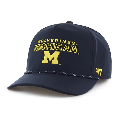 Unisex '47 Navy Michigan Wolverines brrr° Rope Hitch Adjustable Hat