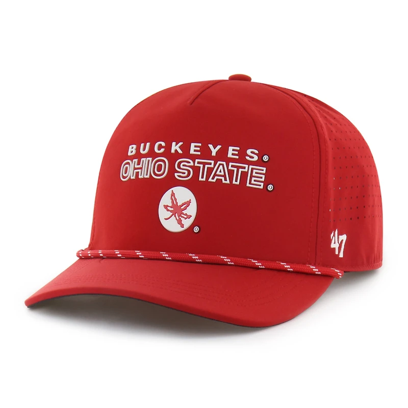 Unisex '47 Scarlet Ohio State Buckeyes brrr° Rope Hitch Adjustable Hat