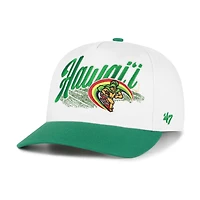 Unisex '47 Natural Hawaii Rainbow Warriors Saturday Capsule Enfield Hitch Adjustable Hat
