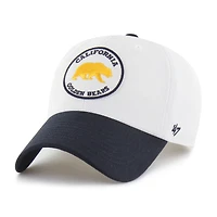 Unisex '47 White/Navy Cal Bears Pique Patch Clean Up Adjustable Hat