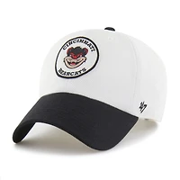 Unisex '47 White/Black Cincinnati Bearcats Pique Patch Clean Up Adjustable Hat