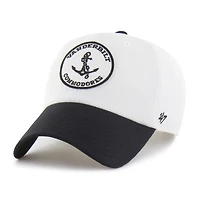 Unisex '47 White/Black Vanderbilt Commodores Pique Patch Clean Up Adjustable Hat