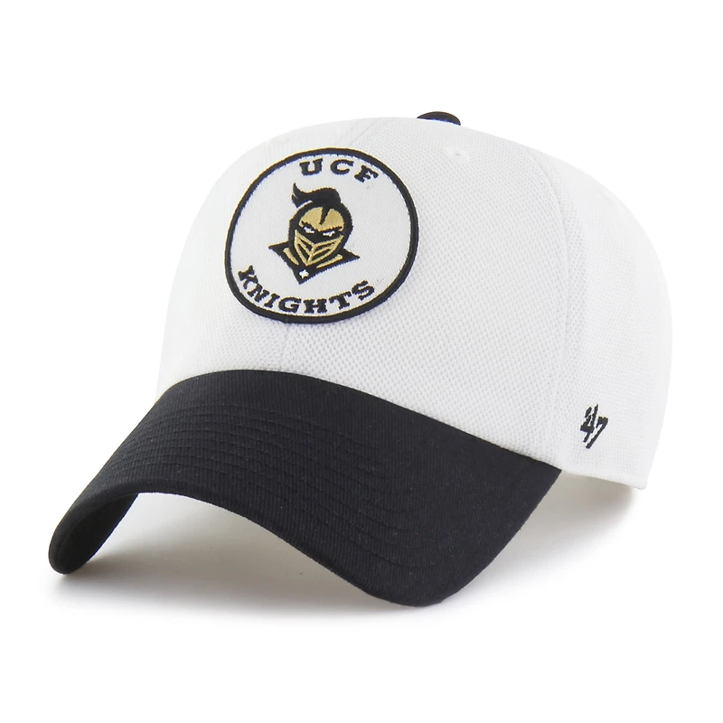 Unisex '47 White/Black UCF Knights Pique Patch Clean Up Adjustable Hat