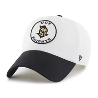 Unisex '47 White/Black UCF Knights Pique Patch Clean Up Adjustable Hat